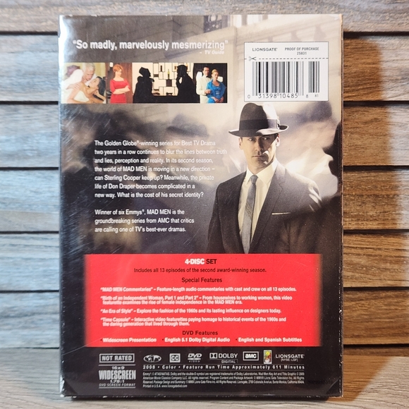 Mad Men Seasons 1 2 and 3  Season 1 is New and Sealed dvds tv series - Picture 5 of 8